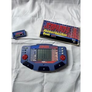 Jeopardy Hand Held Game by Tiger Electronics Inc.  1995 Tested And Works VTG +ac